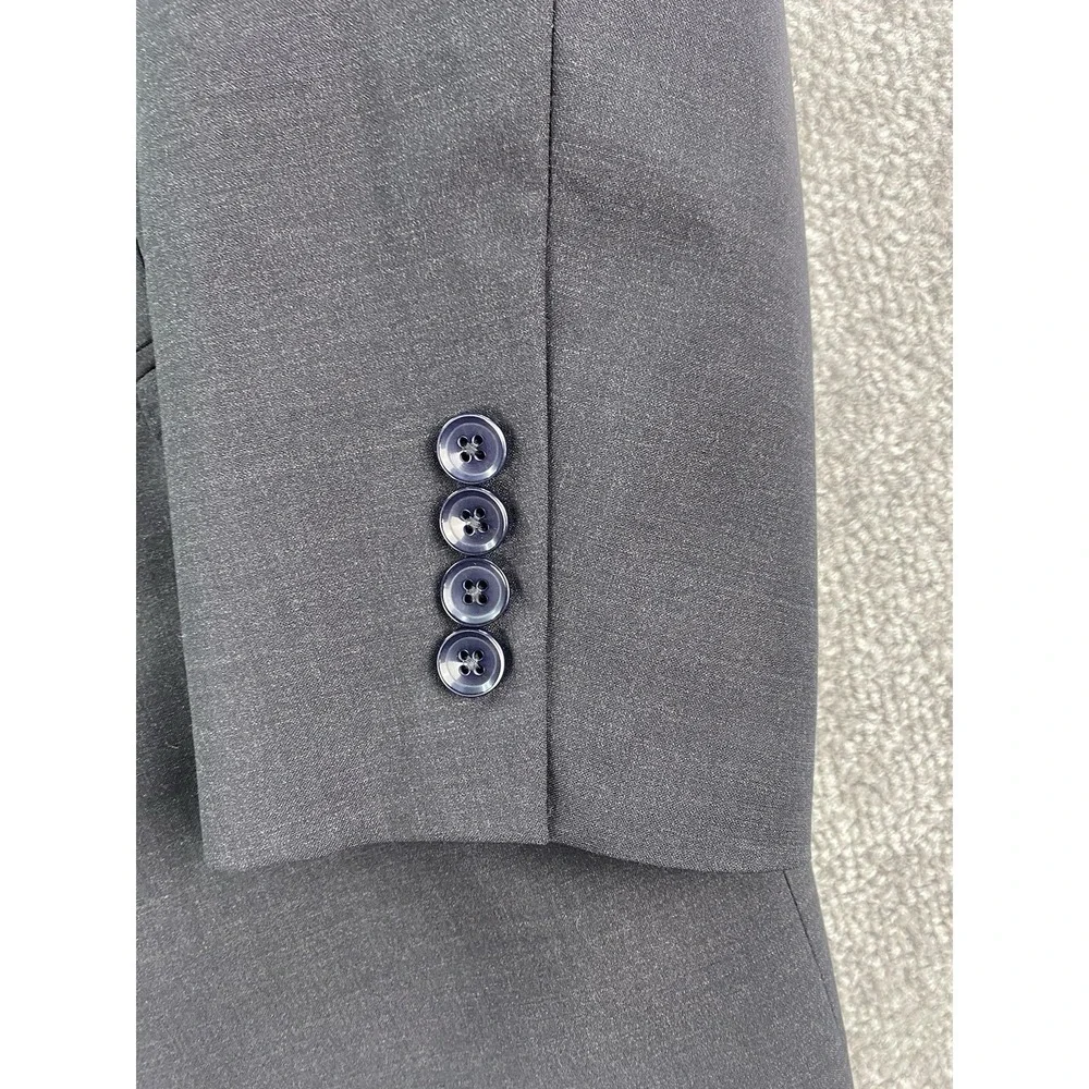 Brooks Brothers Suit Jacket 42 R Gray Wool Explorer Regent Fit Premium Sport
